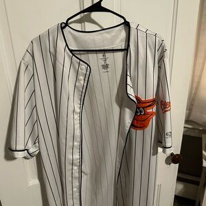 Majestic White Pinstripe Jersey
